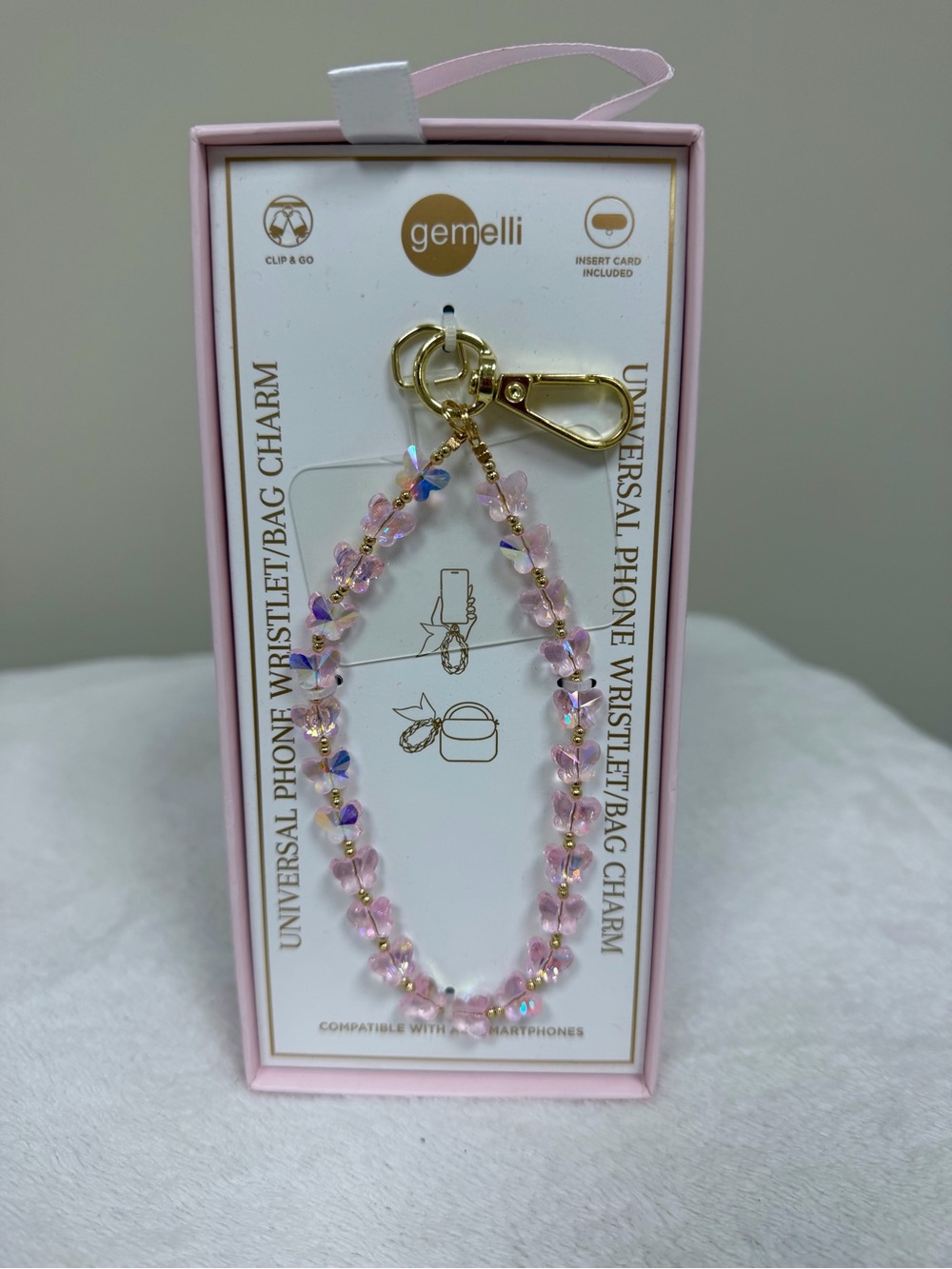 Gemelli Universal Wristlet/Bag & Phone Charm